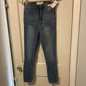Abercrombie & Fitch Blue High Rise Jeans